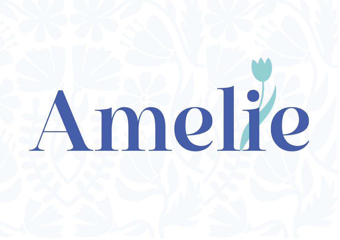 Amélie, marca madre azul