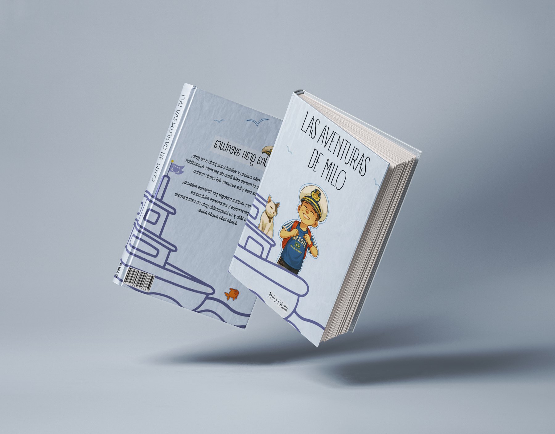 Mockup original de Las aventuras de Milo